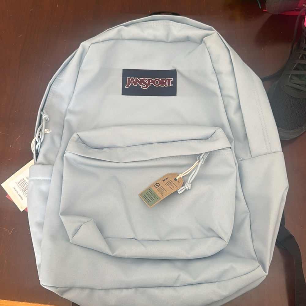 NWT Jansport Superbreak Blue backpack. Brand new with tags.